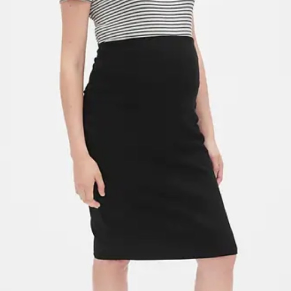 GAP Maternity Full Panel Pencil Skirt - Black